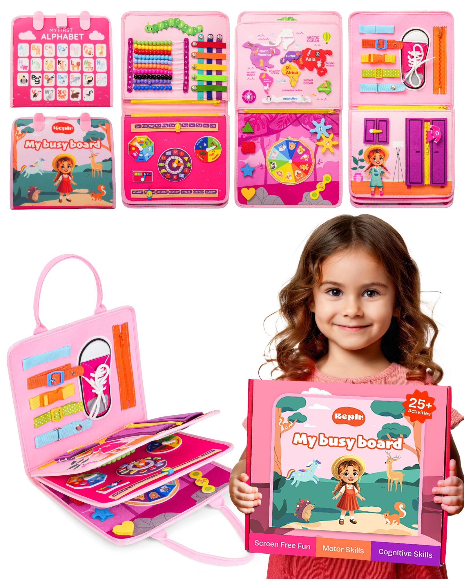 Montessori Busy Board - Foster Independence!